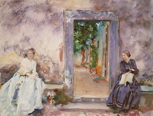 El muro del jardín de John Singer Sargent